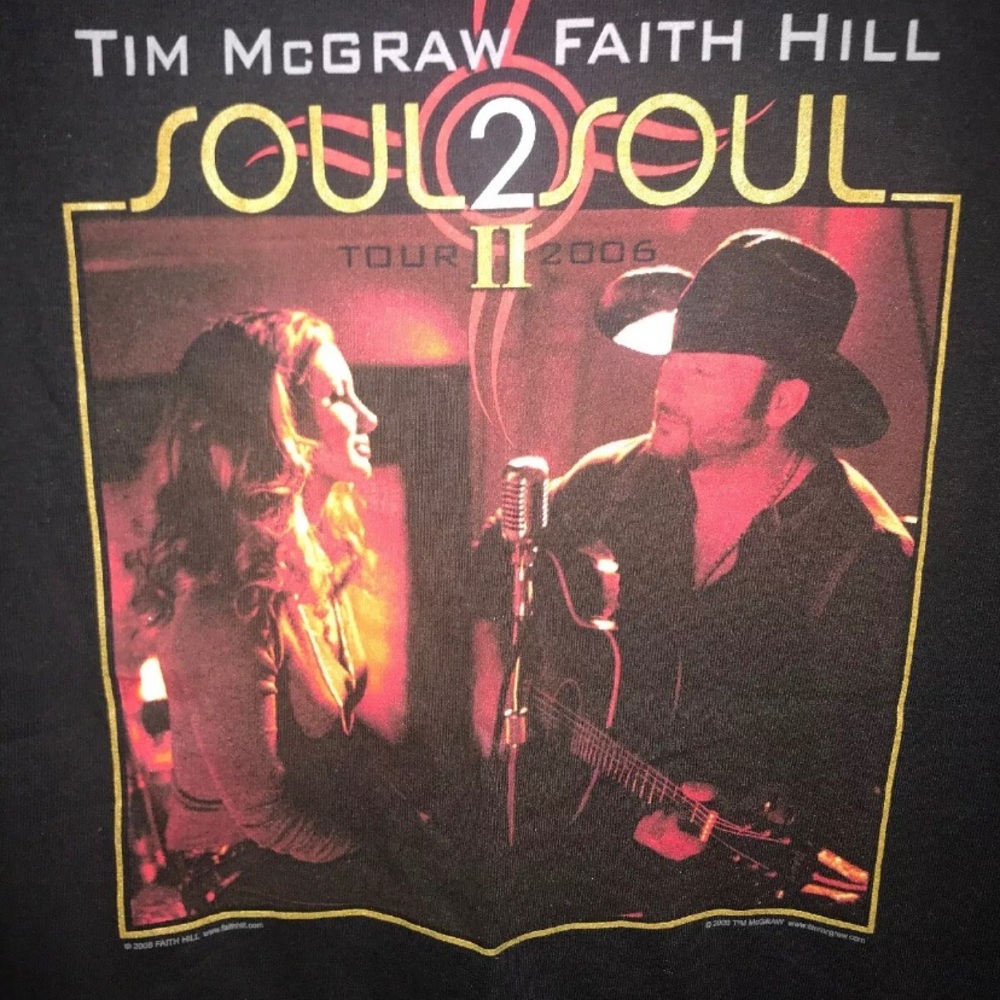 Tim Mcgraw And Faith Hill Tour Concert Shirt